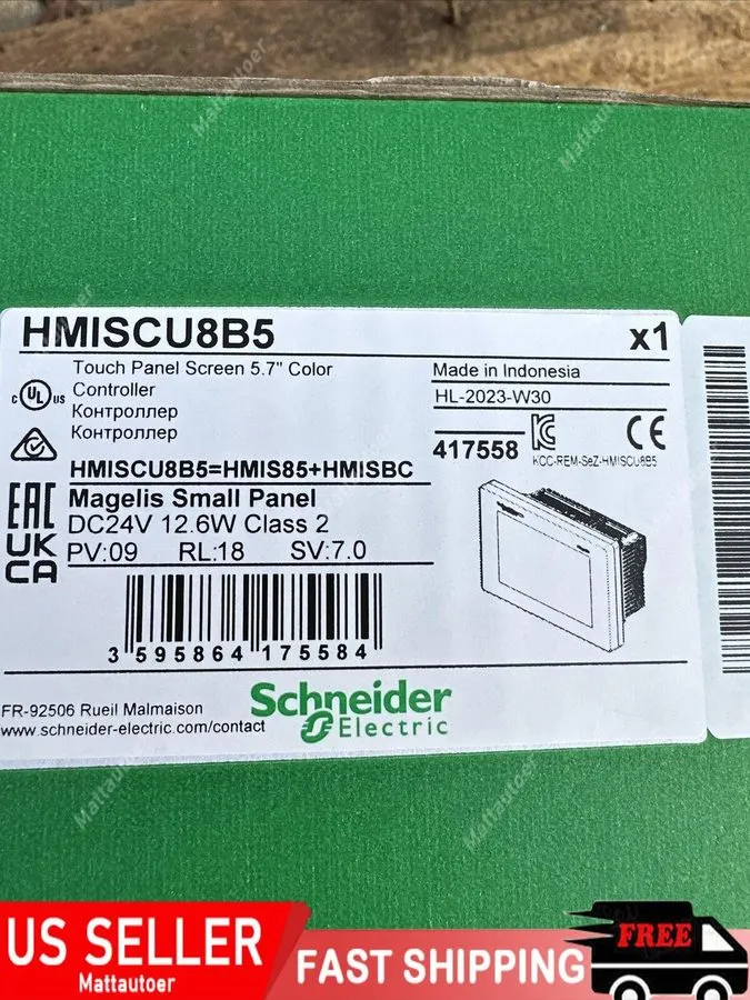 Панель оператора SCHNEIDER MAGELIS TOUCH PANEL HMISCU8B5 5.7 INCH COLOR TFT TOUC