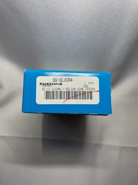 Клапан Swagelok SS-DLVCR4 Stainless Steel Diaphragm Valve 1/4" VCR — фото лота 1