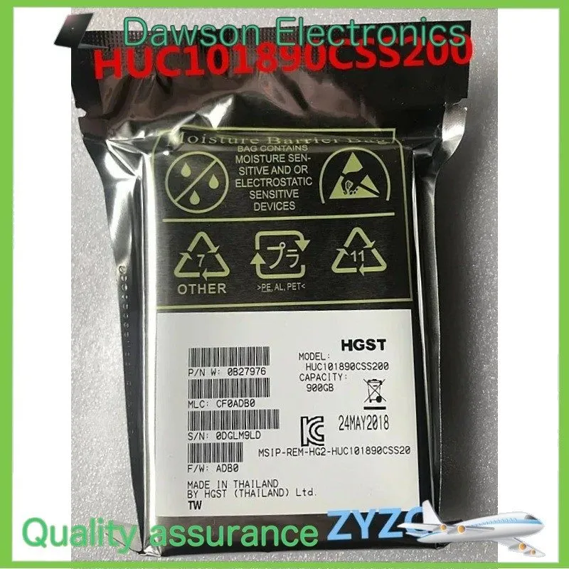 Сервер H.G.S.T 900GB 10K SAS 2.5 12Gb/s HUC101890CSS200 Server Hard Drive