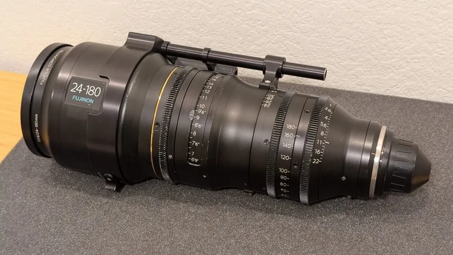 Объектив Fujinon HK7.5x24 Premier 24-180mm T2.6 Lens w/ Oppenheimer Handle & Cus — фото лота 1