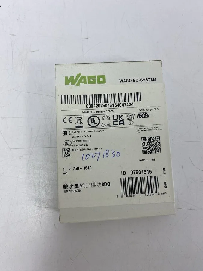 ПЛК WAGO 750-1515 8-Channel Digital Output Module