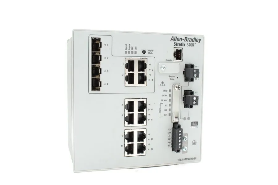 Коммутатор Allen Bradley 1783-HMS8T4CGN Stratix 5400, 12 Port Managed Switch, Cl — фото лота 1