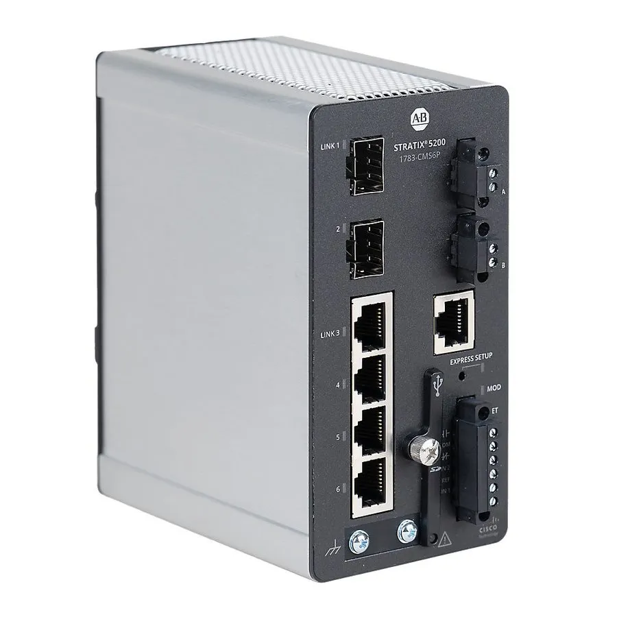 Коммутатор Allen Bradley 1783-CMS6P /A Stratix 5200 6-Port EtherNet Switch
