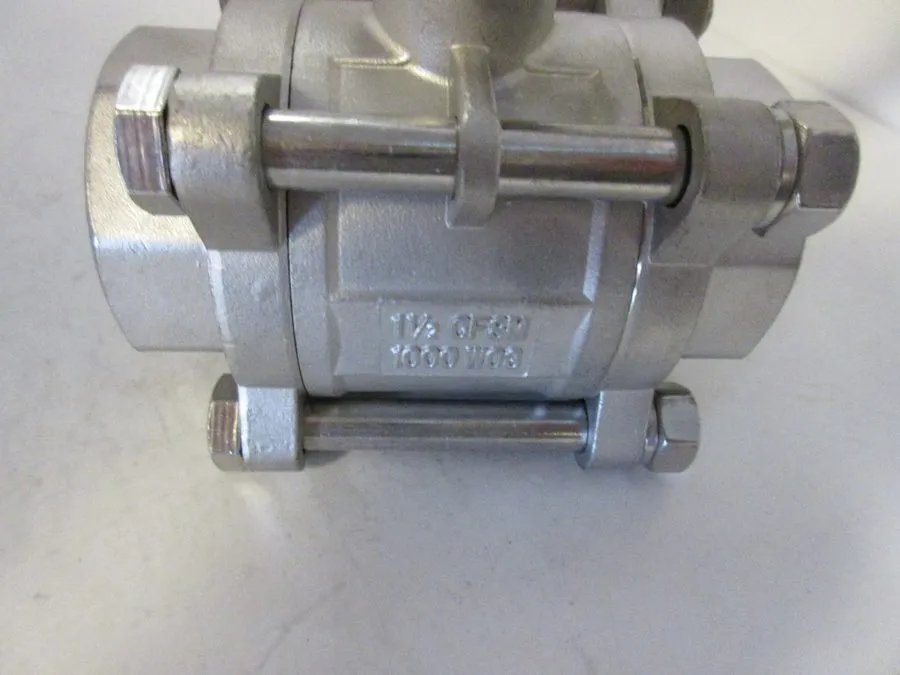 Клапан Smith-Cooper SC301SWG 1 1/4" 316 Stainless Socket Weld Ball Valve 1000 WO — фото лота 2