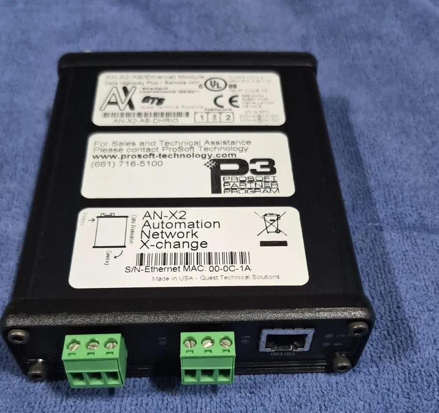 Шлюз полевой шины AN-X2-AB-DHRIO ProSoft Technology EtherNet/IP to Remote I/O or