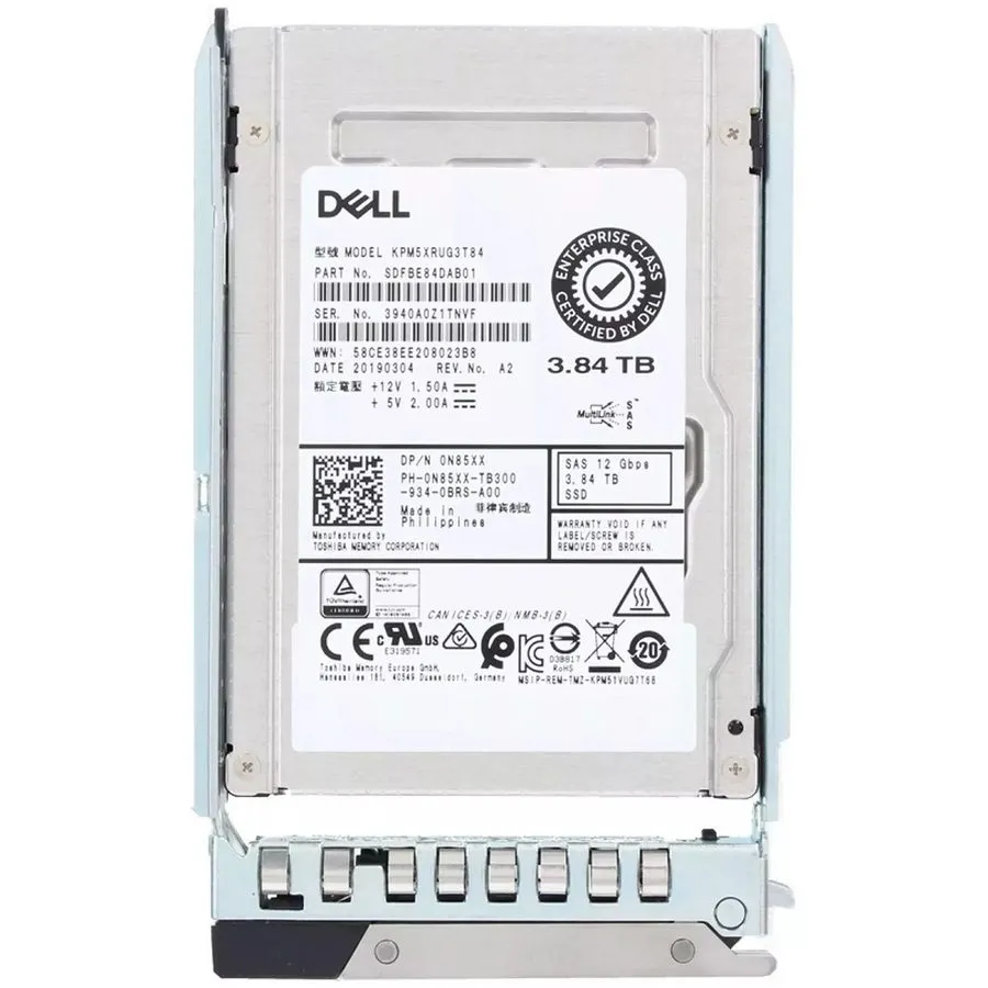 SSD-накопитель Dell N85XX / KIOXIA Toshiba KPM5XRUG3T84 SDFBE84DAB01 3.84TB 12Gb