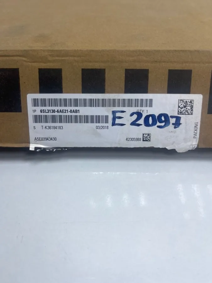 Частотный преобразователь 6SL3130-6AE21-0AB1 Siemens SINAMICS S120 Servo Inverte