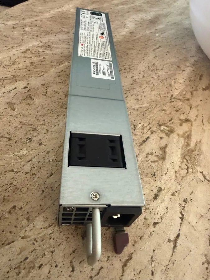 Блок питания Supermicro 800W/860W 1U Redundant Power Supply (PWS-861A-1R)