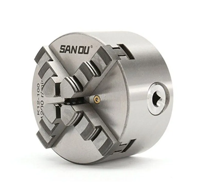 Режущий инструмент 100mm Lathe Chuck K12-100 4 Jaw Self Centering