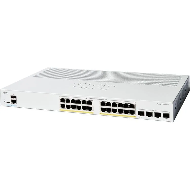 Коммутатор CISCO C1200-24P-4X 24-port PoE+ Gigabit Switch 10G 4SFP / Express