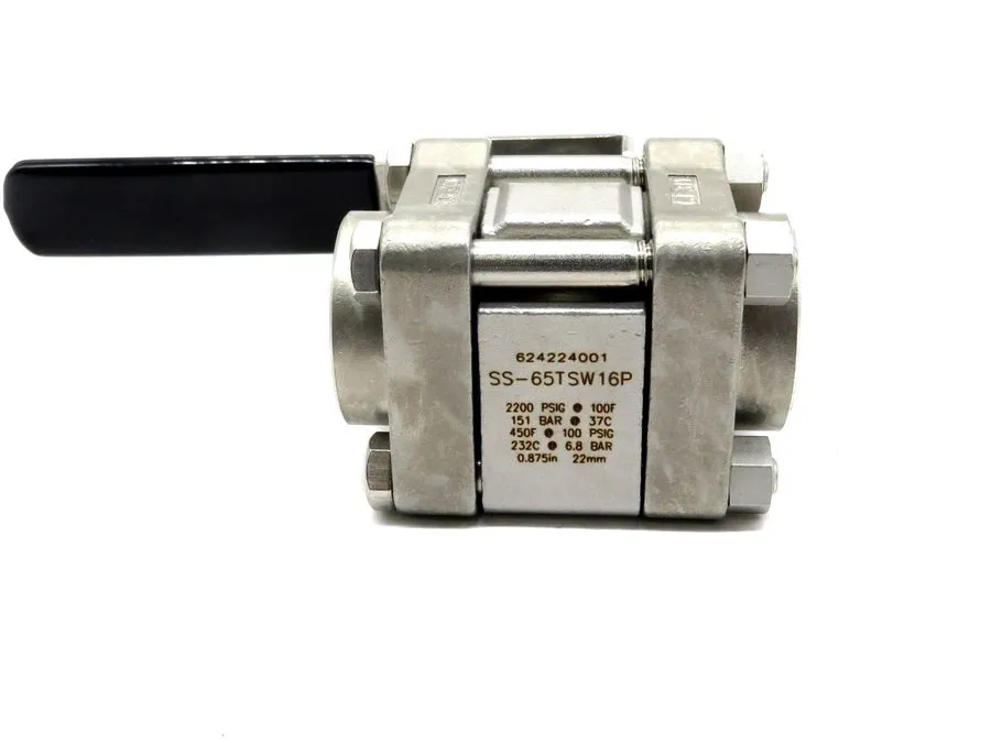 Клапан Swagelok SS-65TSW16P Stainless Steel 3-Piece 60 Series Ball Valve FNSP