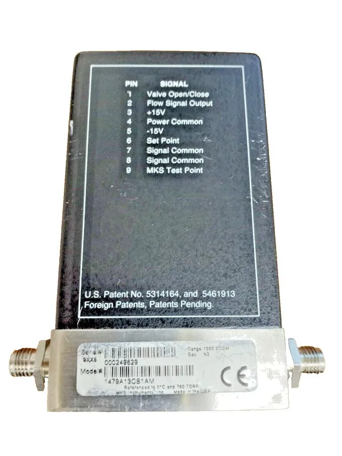 Контроллер MKS Mass-Flo Controller, Model 1479A13CS1AM, 1000 SCCM, Gas: N2