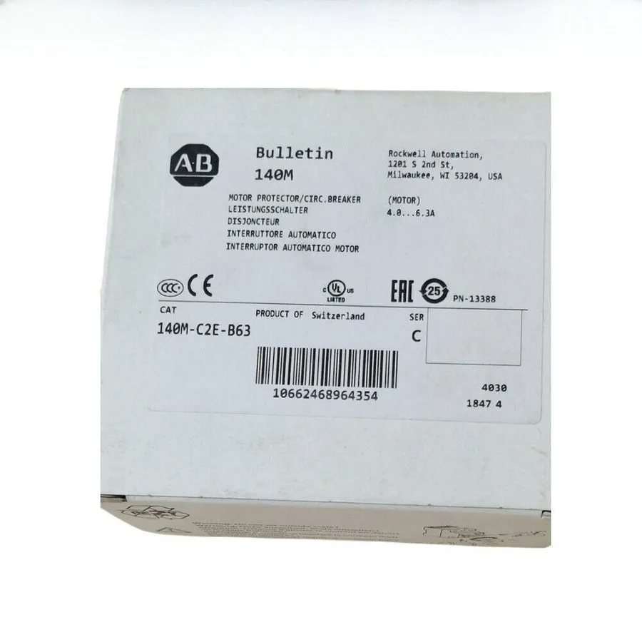 Автоматический выключатель Allen Bradley 4-6.3A 3 Pole Motor Protection Circuit 