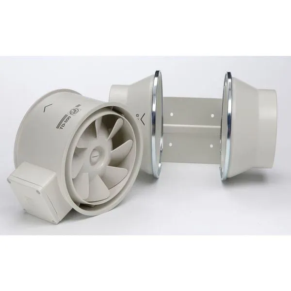 Вентилятор Soler & Palau Td-125 Plastic 7"D, 4.5"H, 4.5"W Inline Duct Fan