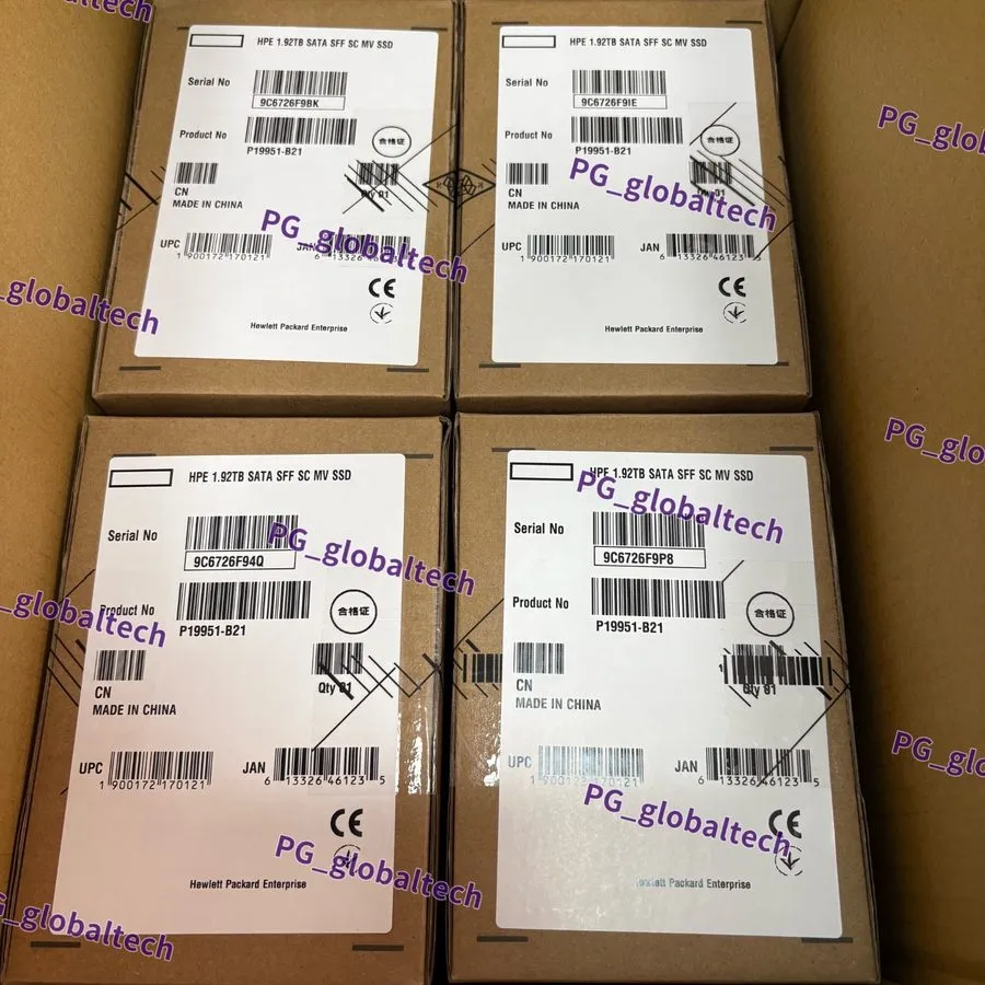 Сервер HPE/Samsung 2.5" 1.92TB SATA 6G G10 Server SSD Replace P19951-B21 P21090- — фото лота 1