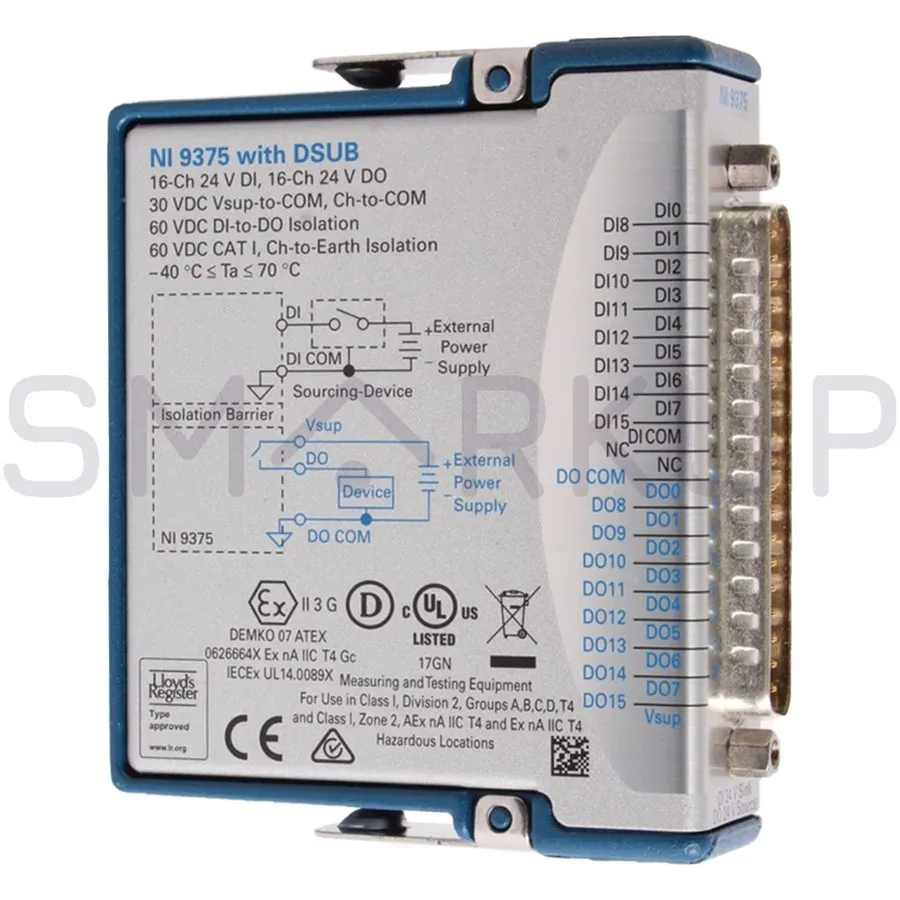 Модуль ввода-вывода NATIONAL INSTRUMENTS NI-9375 Digital Input / Output Module