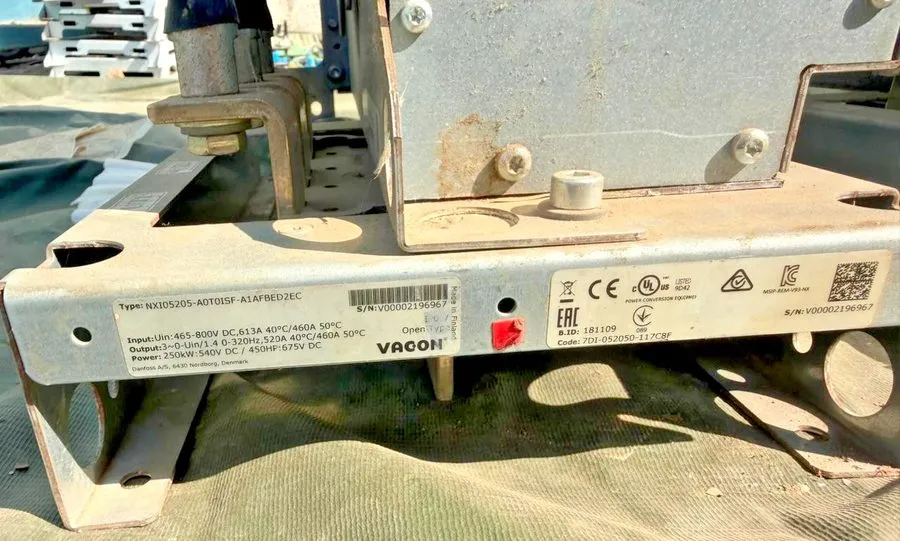 Частотный преобразователь VACON NXI05205-A0T0ISF-A1AFBED2EC NXI Inverter Drive 4 — фото лота 1