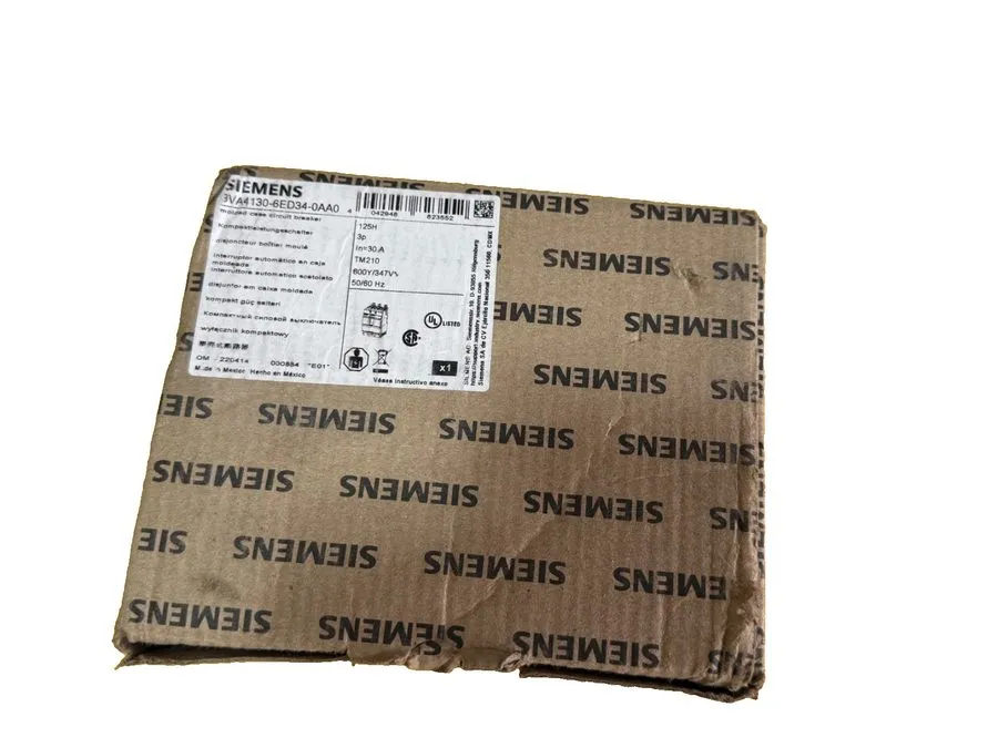 Автоматический выключатель 1 Siemens 3VA4130-6ED34-0AA0 480V 3-Pole Circuit Brea