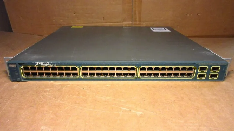 Коммутатор Cisco WS-C3560G-48PS-S 48-Port Gigabit PoE Managed Switch 4 SFP 1U Ra