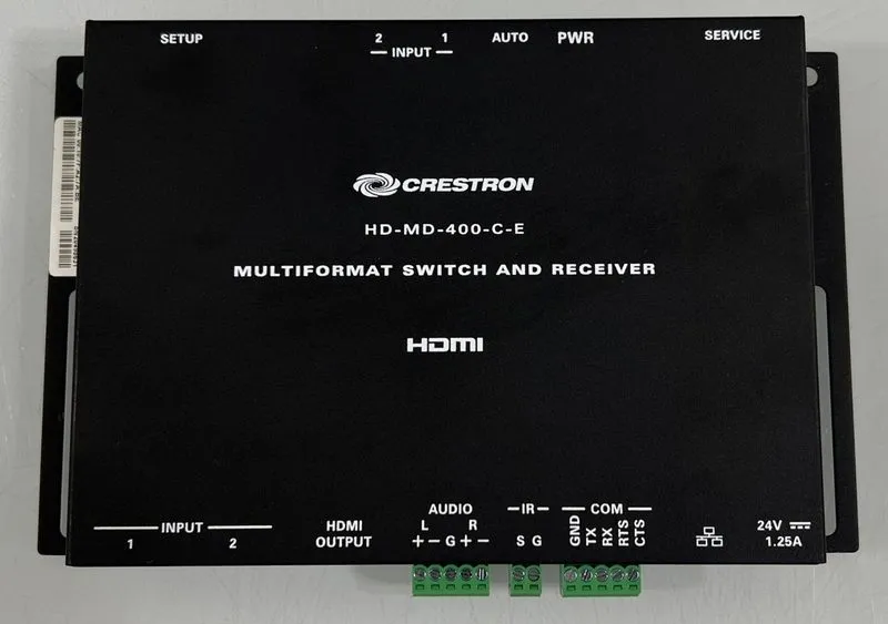 Объектив Crestron HD-MD-400-C-E HDMI Multiformat Switcher & Receiver 4K 6507781