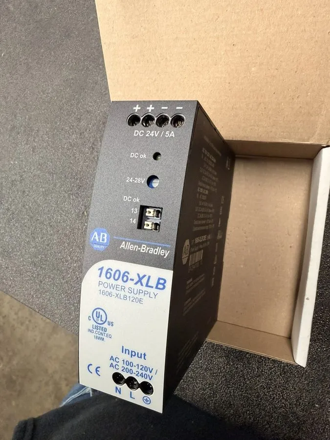 Блок питания Allen-Bradley1606-XLB120E Power Supply100-240Vac input,24Vdc, 120Wa — фото лота 2