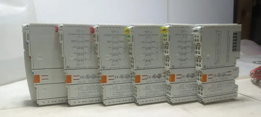 Working Beckhoff BK9000 w/ KL2032, KL1002 & KL9010 Add-on Modules