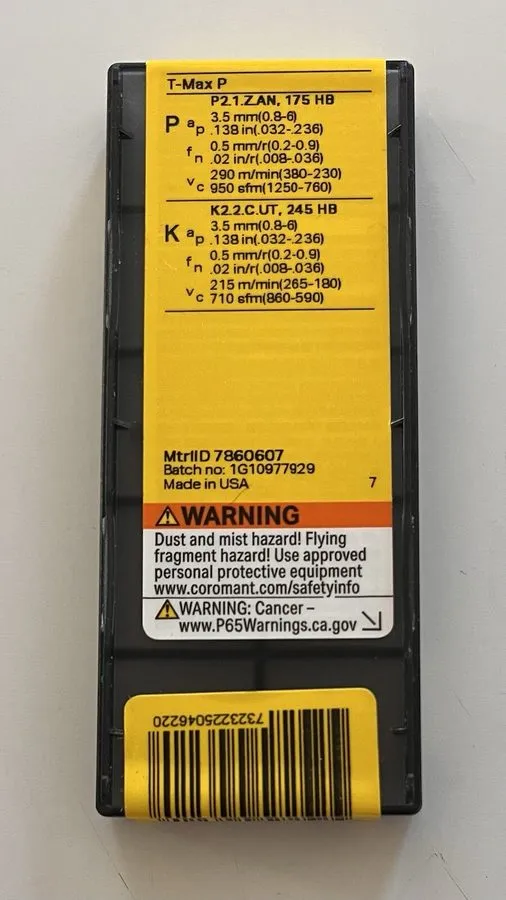 Режущий инструмент Sandvik Insert WNMG 08 04 12-WMX 4415