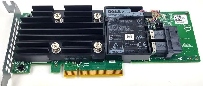Контроллер Dell 3JH35 Perc H740P 8GB PCI-E SAS RAID CONTROLLER