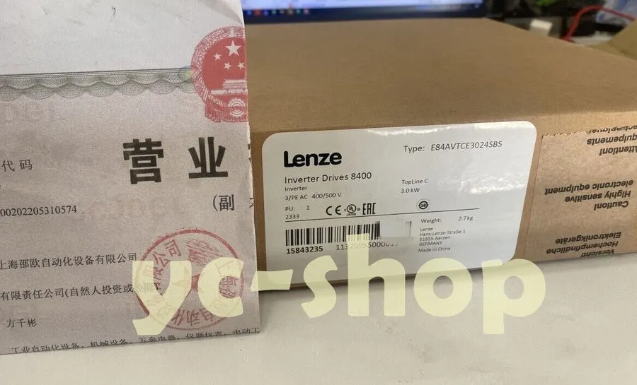 Частотный преобразователь Lenze E84AVTCE3024SBS Drive Inverter