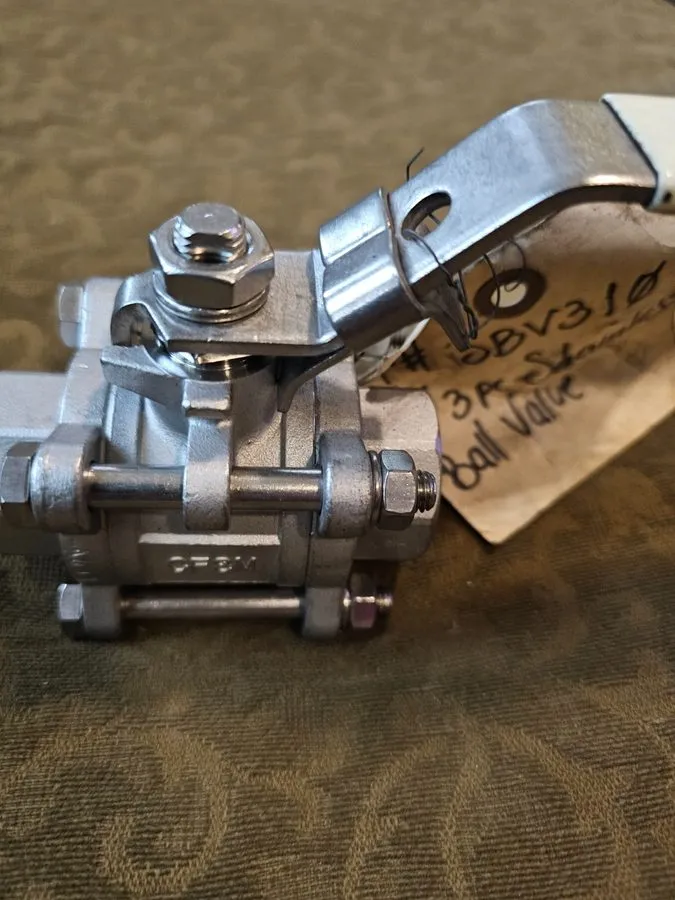 Клапан Sam-Flow 1" VBS03-100 Ball Valve 1000WOG Stainless Steel CF8M PN64 — фото лота 1