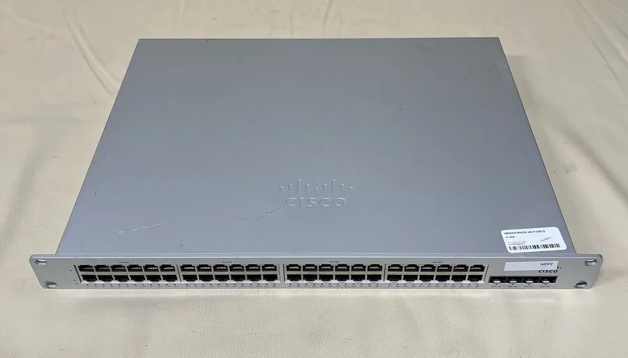 Коммутатор Cisco Meraki MS225-48LP-HW 48-Port 370W PoE+ 4xSFP Switch -UNCLAIMED