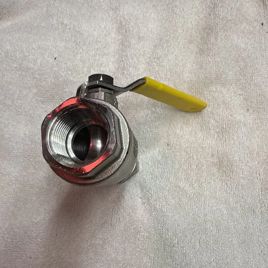 Клапан TOP-FLO 1" 1000-psi WOG Stainless Steel Sanitary Ball Valve, Lockable Lev — фото лота 4