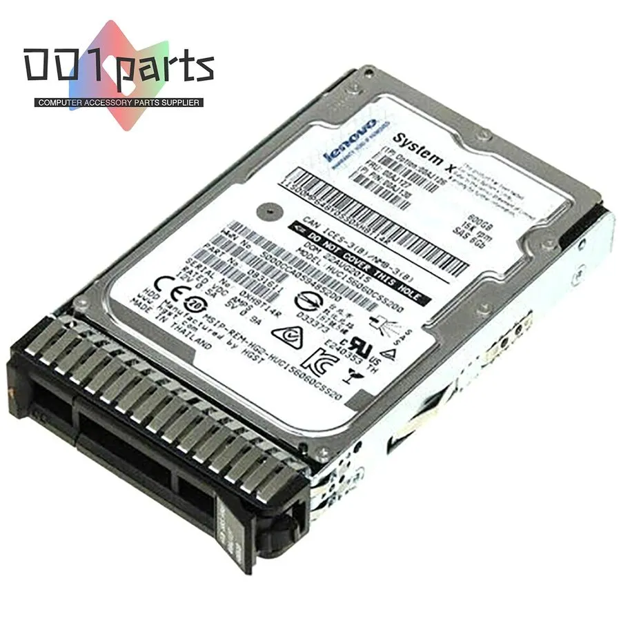 Жёсткий диск Lenovo 00AJ126 00AJ127 600GB 15K 12G 2.5" SAS G3HS X3650 M5 Hard Dr
