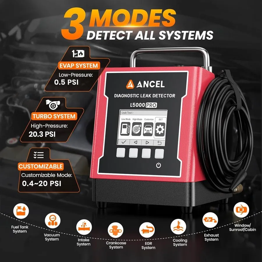 Автосервисное оборудование Automotive Smoke Machine With Pressure Decay Vacuum T — фото лота 1