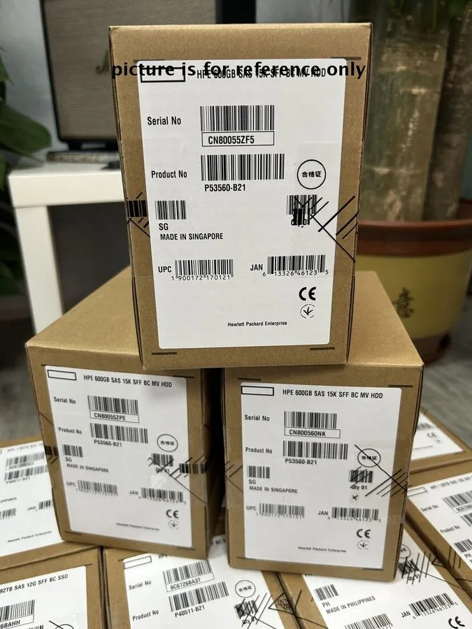 Жёсткий диск HPE P53560-B21 P54680-001 600GB 12Gb/s SAS 15K 2.5" BC HDD Hard Dis
