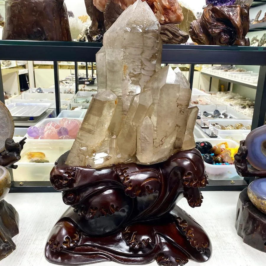 Лабораторный прибор 63.8LB TOP Natural cube green fluorite Quartz Crystal Minera