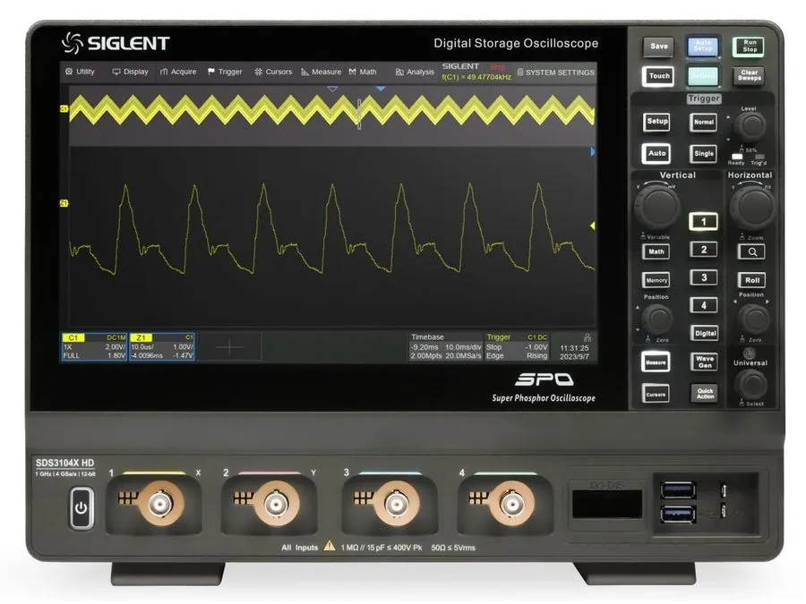 Тестер SIGLENT SDS3104X HD