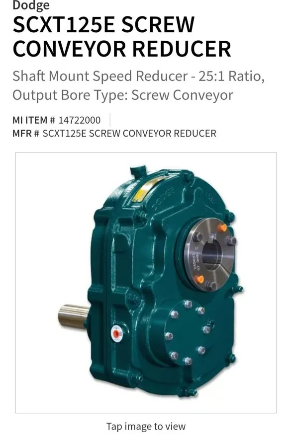 Конвейер Dodge SCXT125E Screw Conveyor Reducer, E351164 — фото лота 1