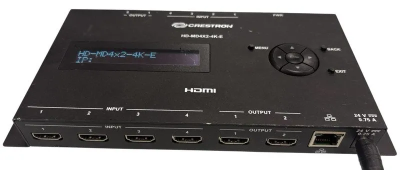 Видеокоммутатор Crestron HD-MD4X2-4K-E HDMI Signal Switcher
