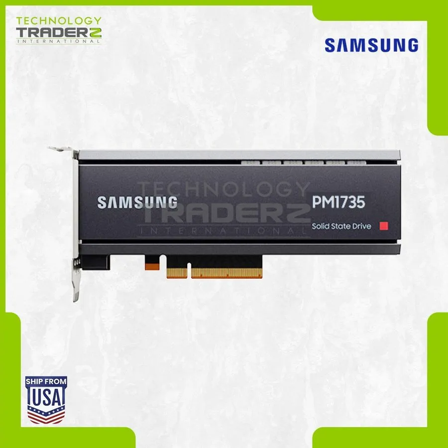 SSD-накопитель Samsung PM1735 1.6TB SSD PCIe 4.0 NVMe HHHL MZPLJ1T6HBJR-00007C M