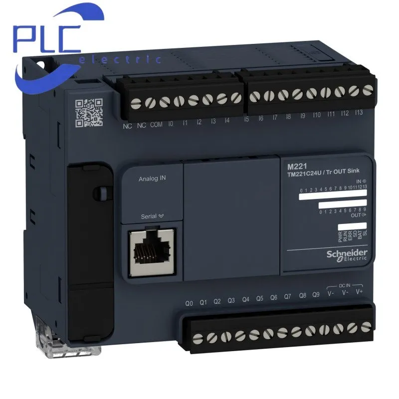 ПЛК TM221C24U Schneider Logic controller, Modicon M221, 24io tr.npn