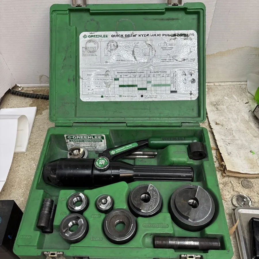 Электрооборудование Greenlee 7804SB Quick Draw Hydraulic Punch Driver Knockout S — фото лота 1