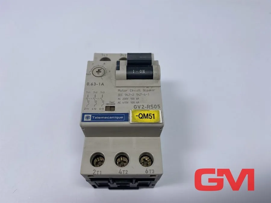 Автоматический выключатель Telemecanique GV2-RS05 3P Circuit Breaker .63-1A & 30
