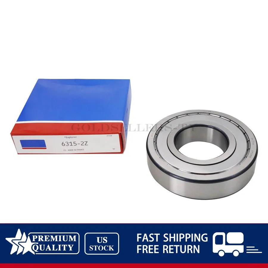 Подшипник SKF 6315-2Z Deep Groove Ball Bearing, 6315 2Z, 7316577297907, 75x160x3