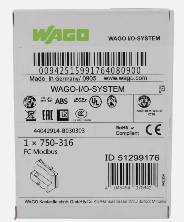 ПЛК WAGO 750-316 Module PLC