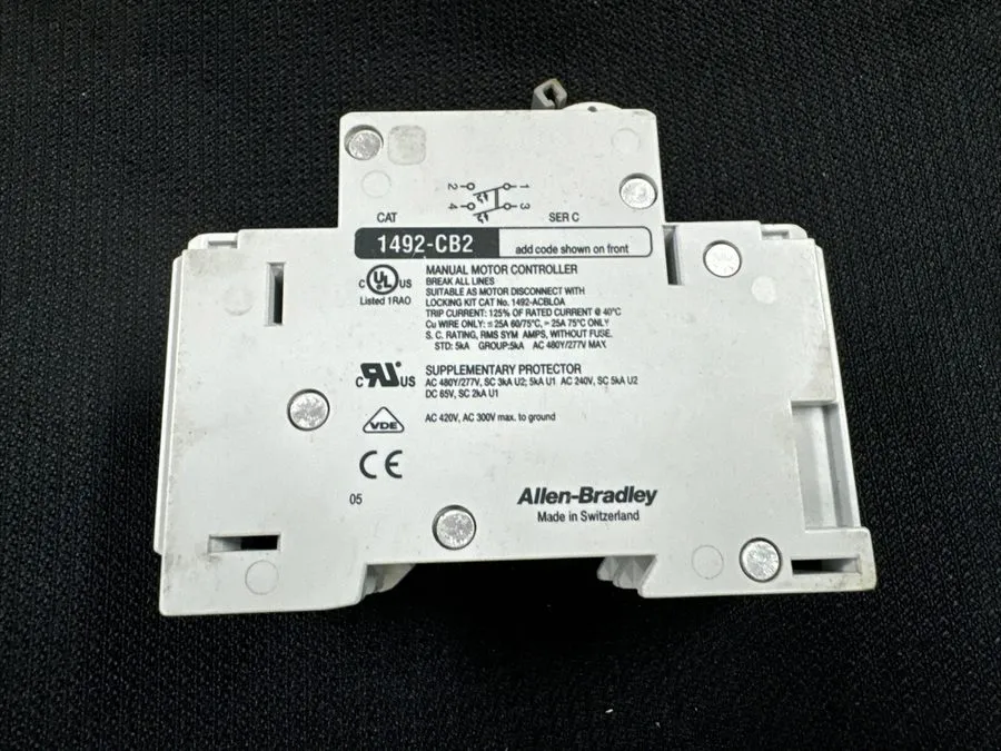 Автоматический выключатель 1492-CB2G300 Allen Bradley Circuit Breaker 30A 2 Pole