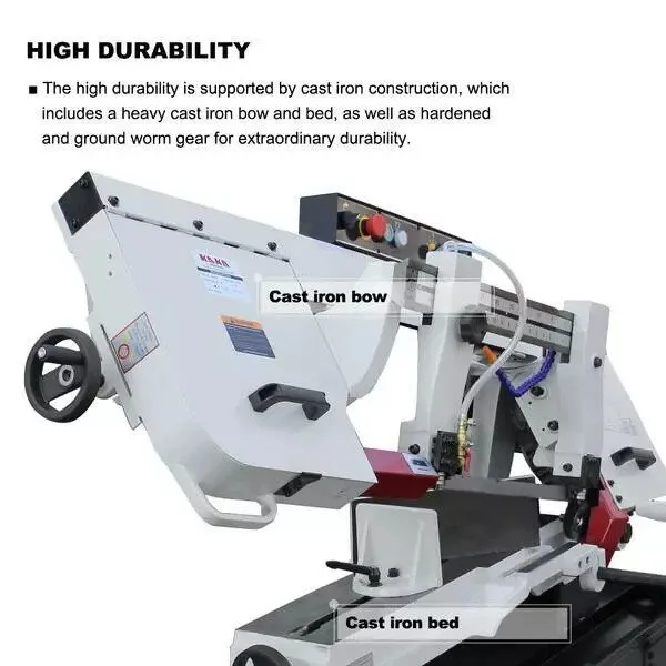 Оборудование ЧПУ KAKA Industrial BS-1018B 10" Metal Cutting Band Saw Machine 220