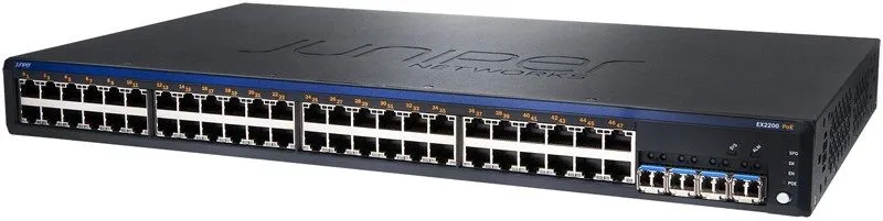 Коммутатор Juniper EX2200 48 Port Power Over Ethernet Switch PoE 405W EX2200-48P
