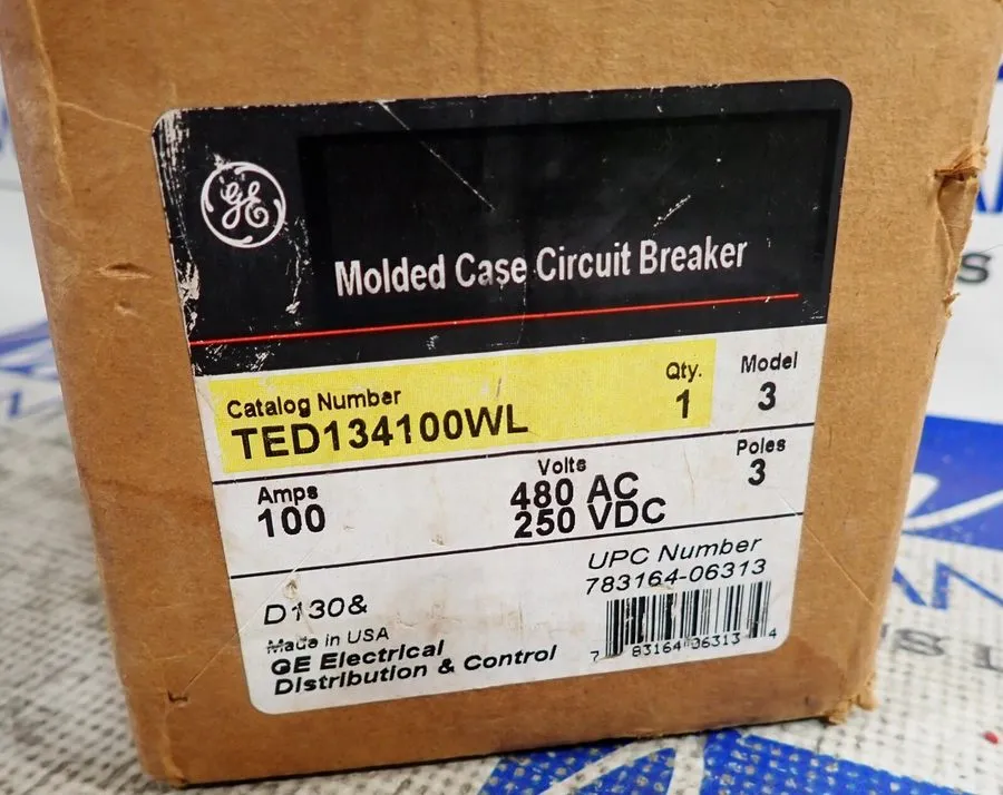 Автоматический выключатель GE Circuit Breaker TED134100WL 100A 3 Pole TED134100 