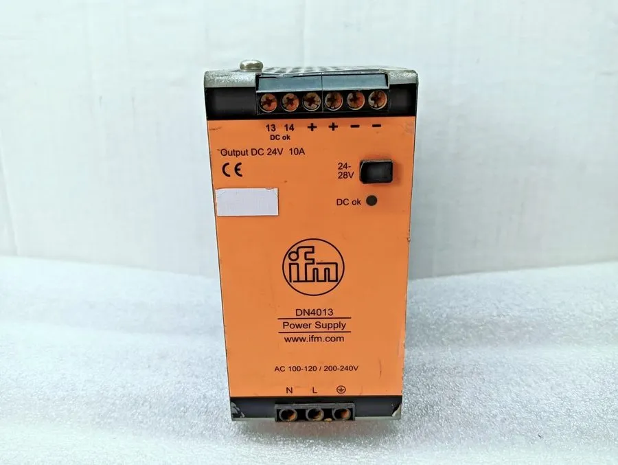 Блок питания IFM Power Supply 24V DC 10A 240W Single Phase DIN Rail Industrial S — фото лота 1